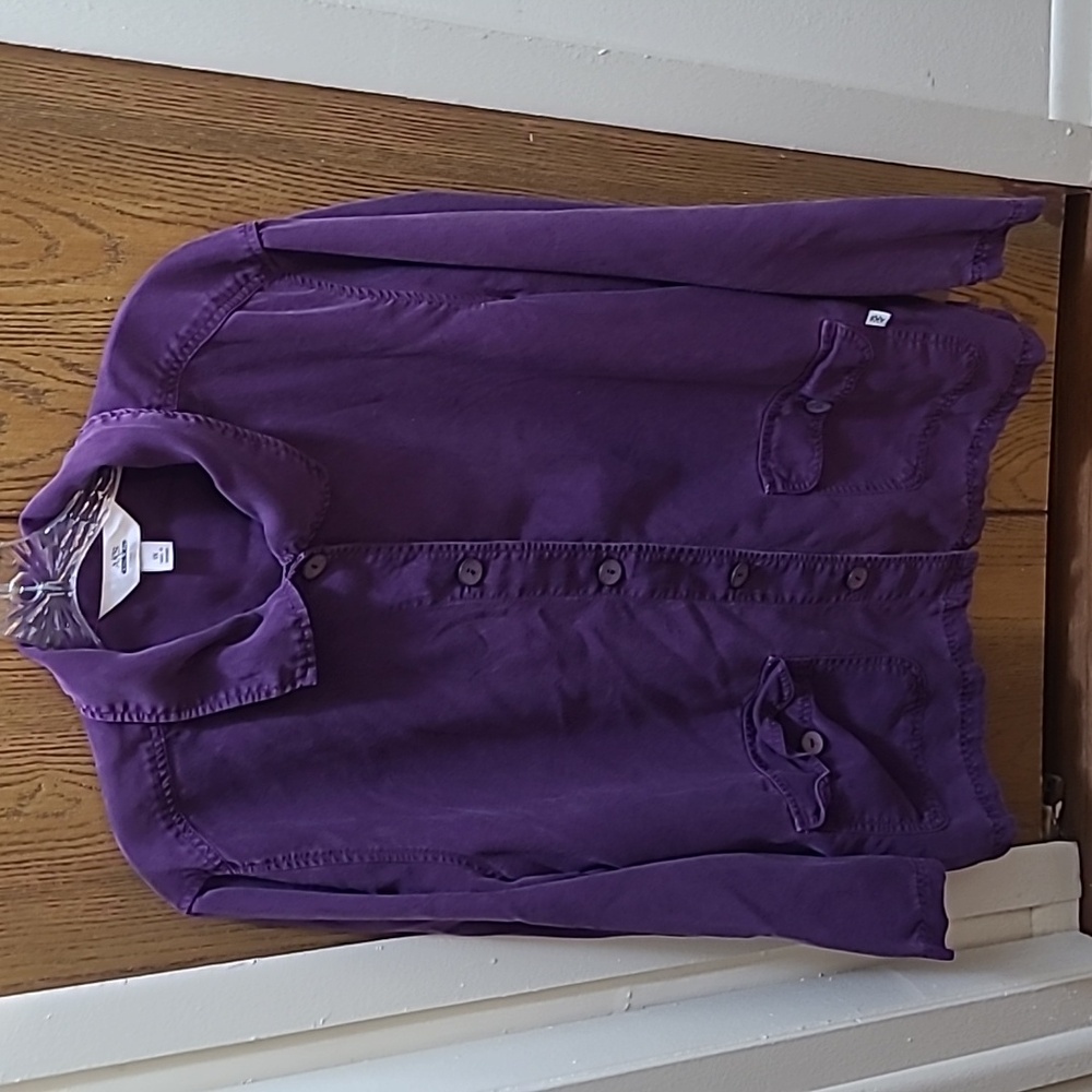 1X Amy K Su AKS shirt jacket purple